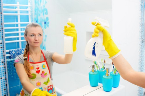 Professional one-off cleaning service in a SW4 flat living area