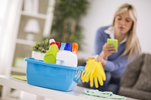 Waste disposal and safety regulations for cleaning work