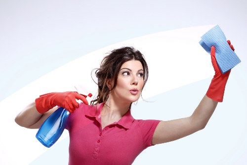 Kitchen and bathroom upkeep during regular cleaning in SW4